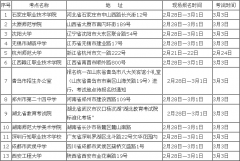 <b>北京服装学院2011年艺术类招生专业考试考点查询</b>