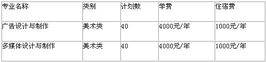 眉山职业技术学院2017年艺术类招生简章